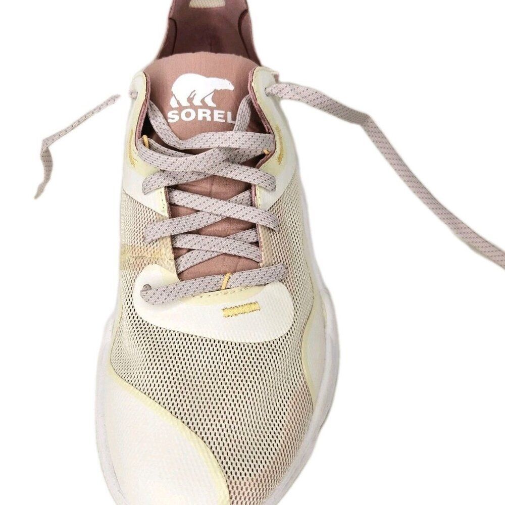 Sorel Kinetic RNEGD Women's Sneakers White & Pink, Size 8.5 - Picture 7 of 8